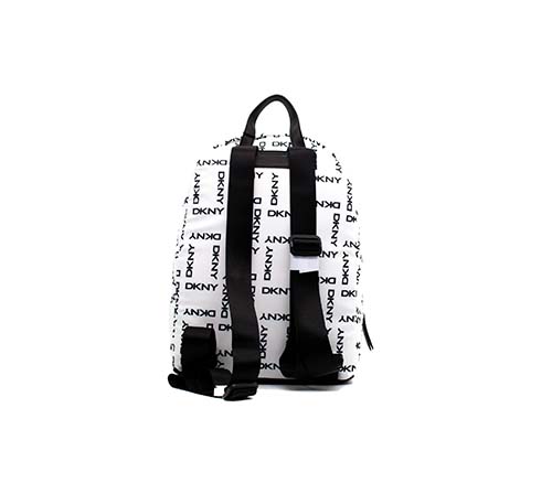 White Logo Nataly Backbag