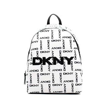White Logo Nataly Backbag