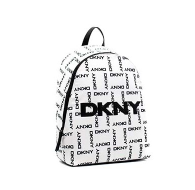 White Logo Nataly Backbag