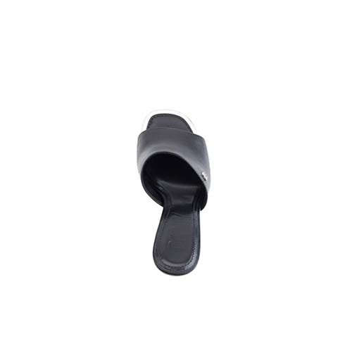 Black Tevin Sandal Mule