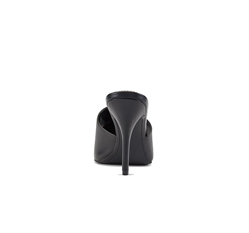 Black Tevin Sandal Mule