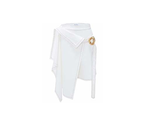 Side Drape Chain Link Skirt
