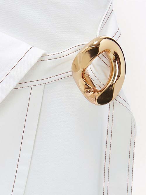 Side Drape Chain Link Skirt