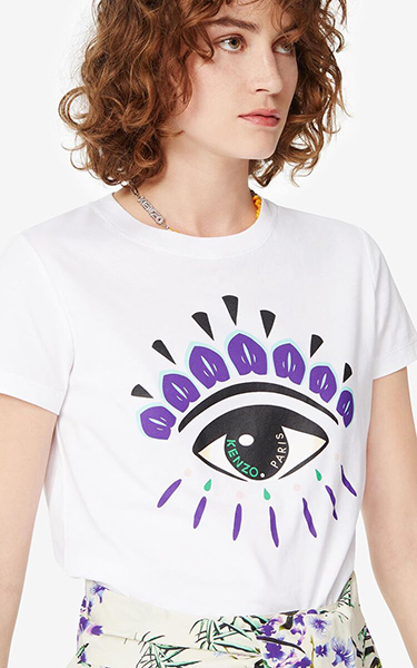 KENZO WHITE EYE T-SHIRT