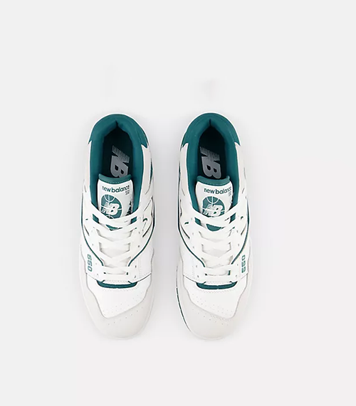New Balance 550 White Vintage Teal