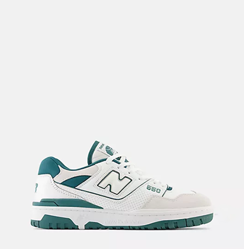 New Balance 550 White Vintage Teal