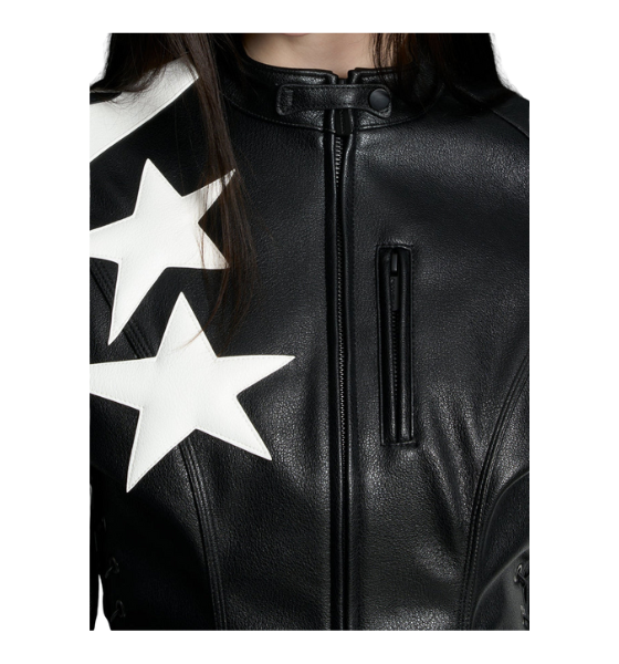 Black/White Celebrity Croset Jacket