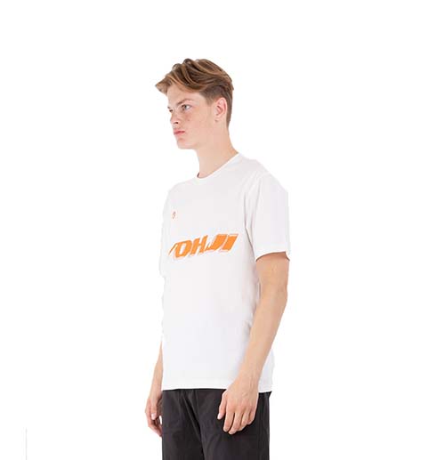 White Y3 SS Tee