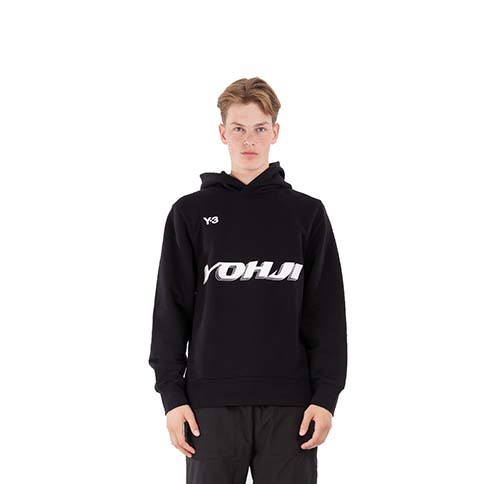 Black Y3 GFX Hoodie