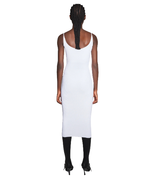 Off White Knitted Dress