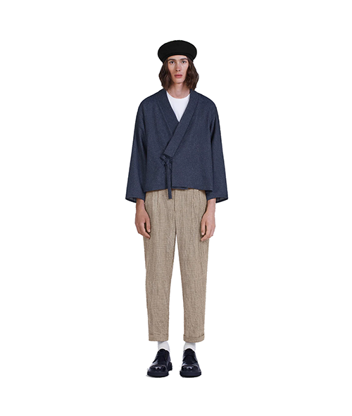 Midnight Blue Kimono Jacket