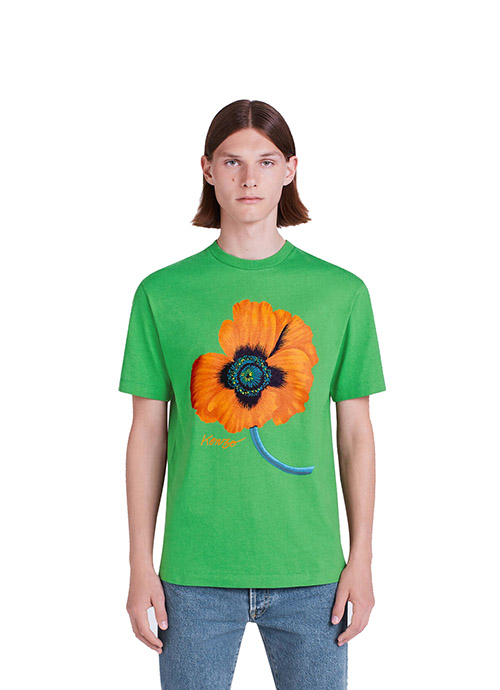 Kenzo Poppy Green T-shirt