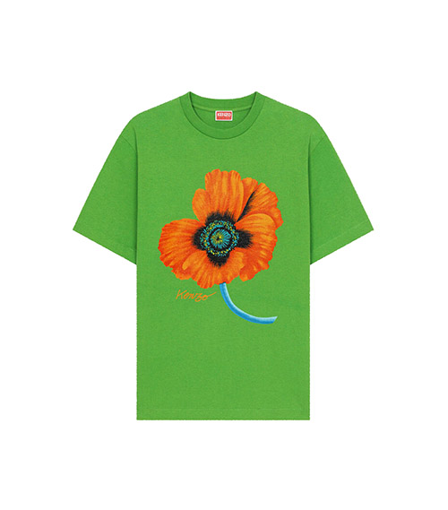 Kenzo Poppy Green T-shirt