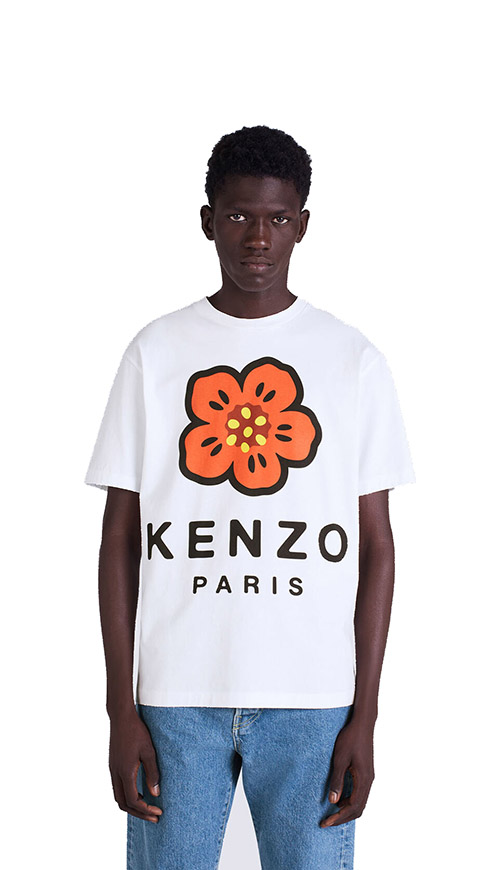 Boke Flower Logo White T-shirt