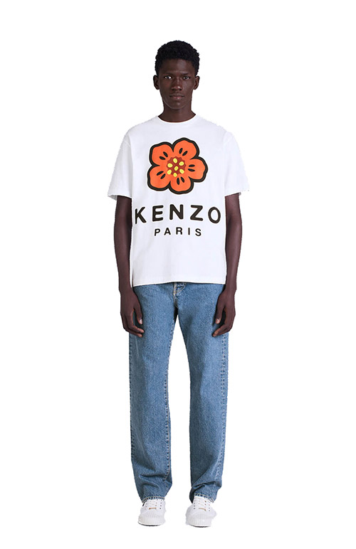 Boke Flower Logo White T-shirt