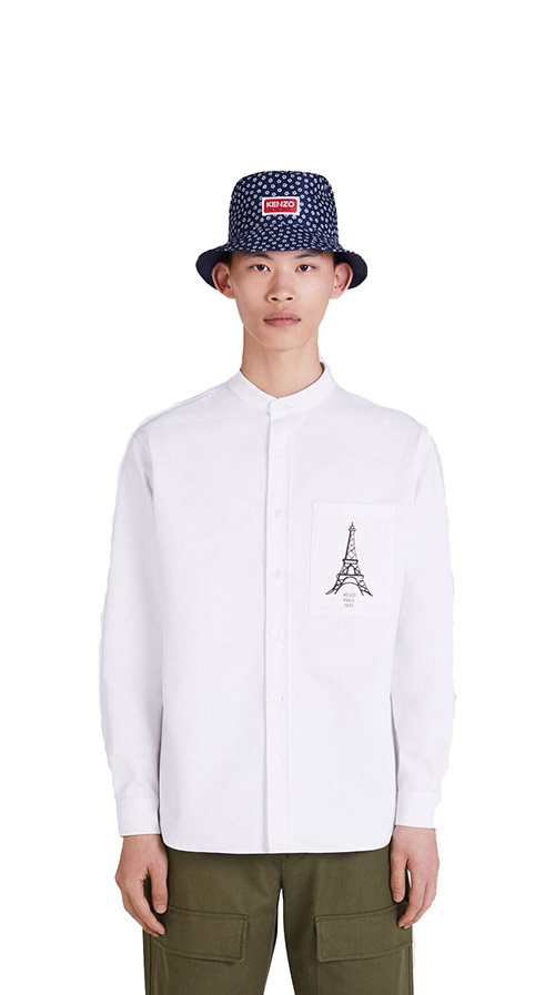 'Paris-Japan' White Shirt