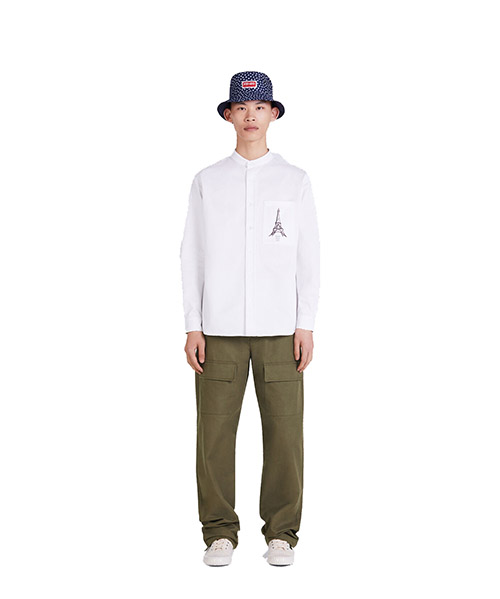 'Paris-Japan' White Shirt