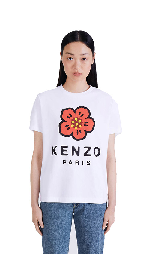 Boke Flower Logo White T-shirt