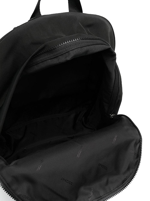 Tiger Logo  Canvas Backpack Black