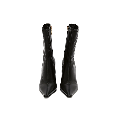 Wedge Ankle Black Boot