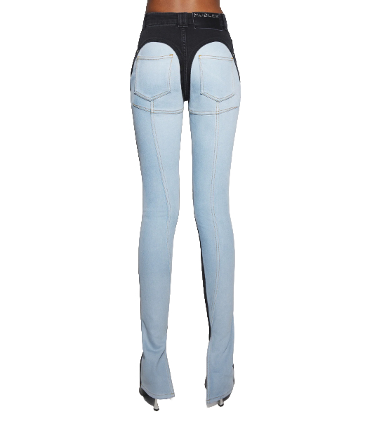 Tokyo Blue /Black  Denim Pants
