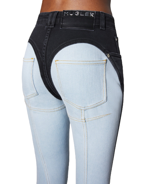 Tokyo Blue /Black  Denim Pants