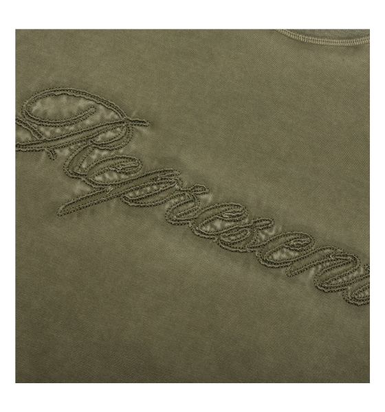 Olive Represent Reverse Applique T-Shirt