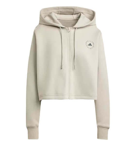 Grey aSMC Crop Hoodie