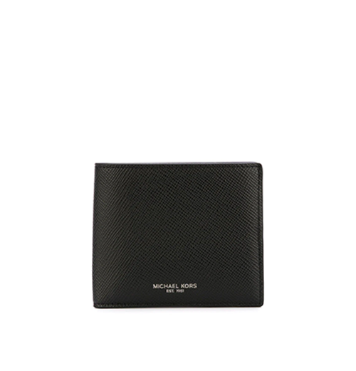 Michael Michael Kors Billford Male Black Leather Wallet