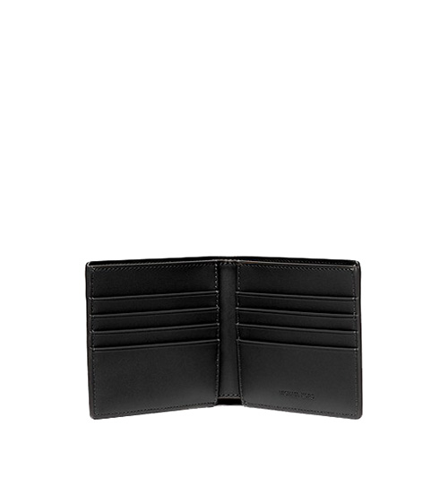 Billfold Monogram Leather Wallet