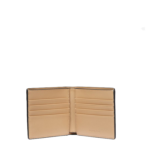 Billfold Monogram Leather Wallet