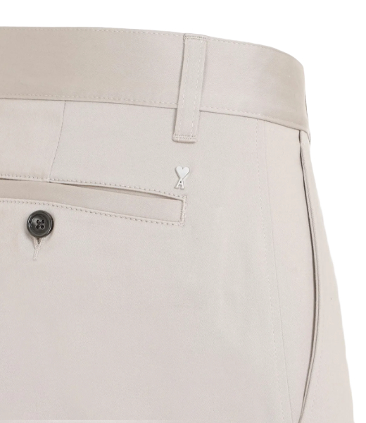 Straight Chino Beige Trousers