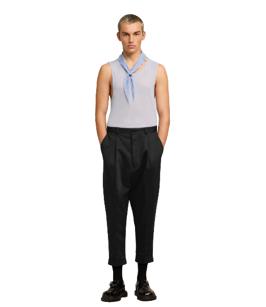 Carrot Oversized Black Trousers
