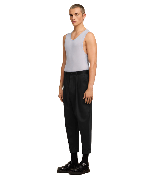 Carrot Oversized Black Trousers