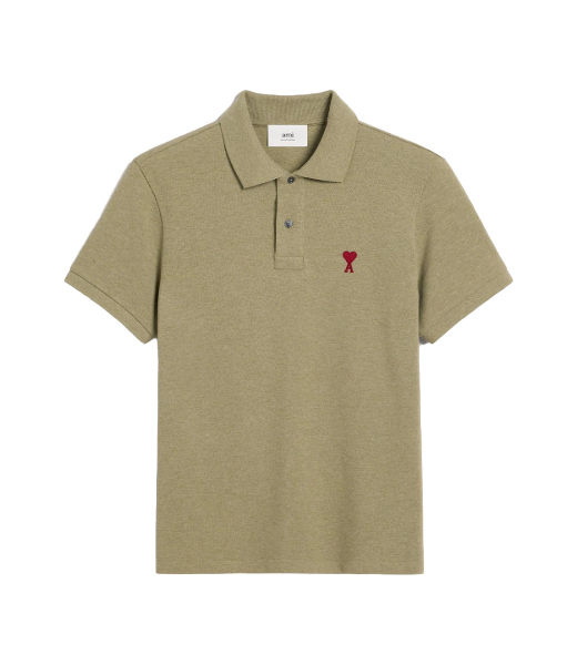 Red Ami De Coeur Sage Pique Polo Shirt