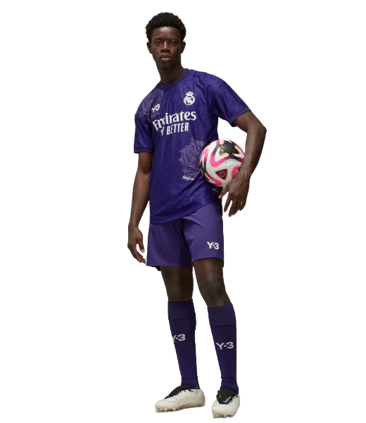 Y3 X REAL MADRID Purple Shorts
