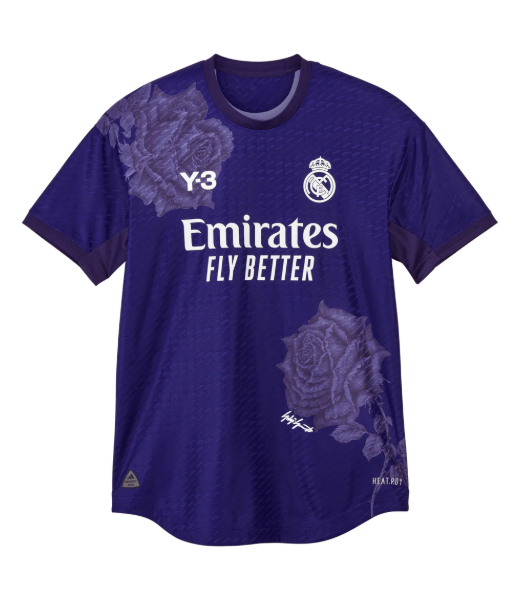 Y3 x REAL MADRID Real 4 JSY  Purple Jersey T Shirt