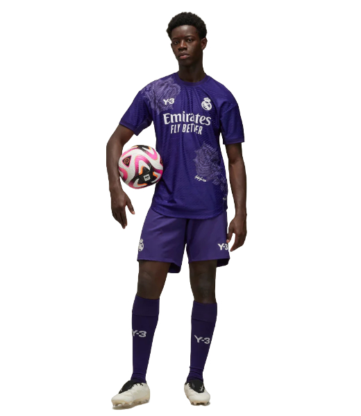 Y3 x REAL MADRID Real 4 JSY  Purple Jersey T Shirt