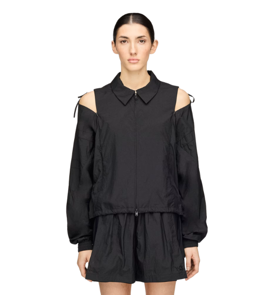 Black Women 3S Nylon Track Jacket