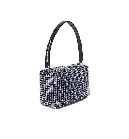 Winsome Orchid Heiress Medium Pouch With Crystals