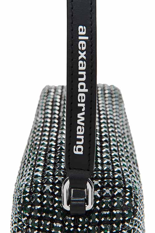 Olivine Heiress Medium Pouch With Crystals
