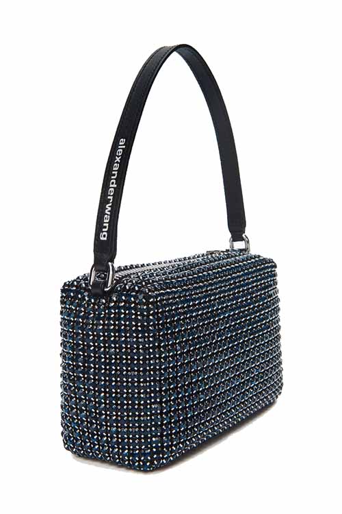 Night Sky Heiress Medium Pouch With Crystals