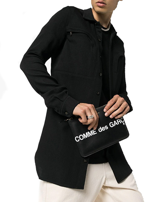 Black Huge Logo Wallet