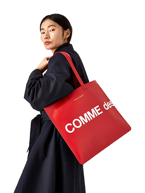Red Huge Logo Tote