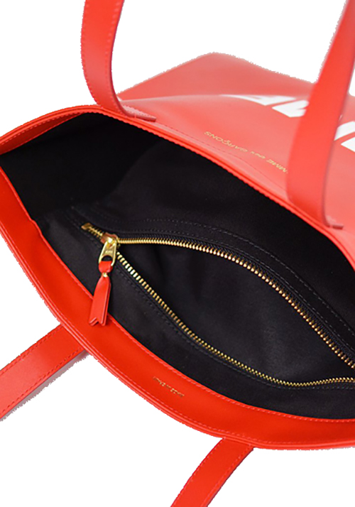 Red Huge Logo Tote