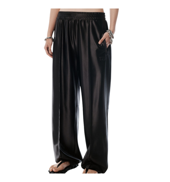 Relaxed Black Trackpant