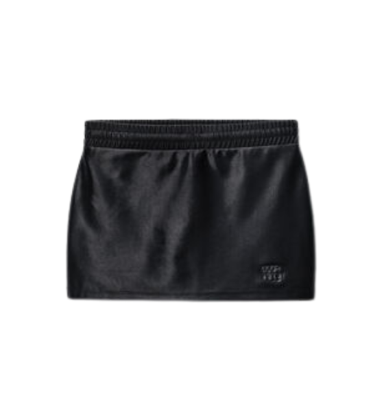 Mini Black Skort