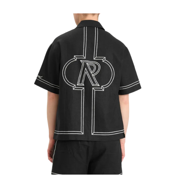 Jet Black Border Shirt
