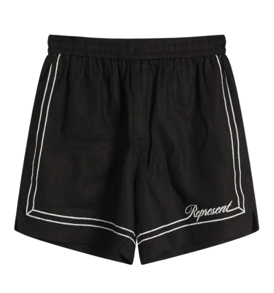 Jet Black Border Short