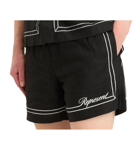 Jet Black Border Short
